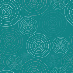 Abstract seamless background, lines and circles