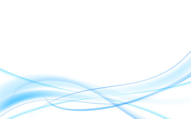 青い曲線の背景