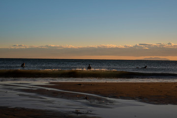 Pacific Ocean sunset