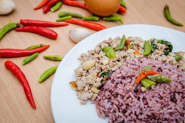 rice and basil chili