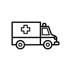 ambulance - transportation icon vector design template