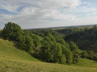 Zagajicka brda Deliblato green desert Serbia landscape