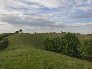Zagajicka brda Deliblato green desert Serbia landscape
