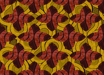 Indonesian batik motifs with very distinctive patterns,Vector