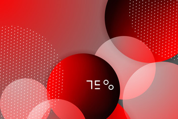 Abstract circles, modern background, neon bubbles motion techno design for Wallpaper, Banner, Background, Card, Book Illustration, landing page