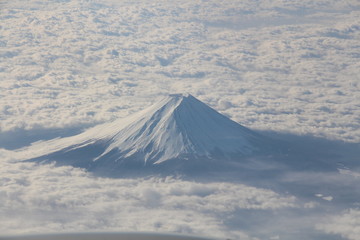 Mount Fuji from the sky