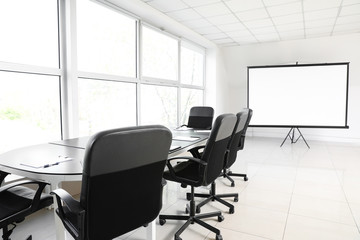 Interior of stylish modern office
