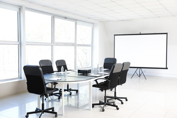 Interior of stylish modern office