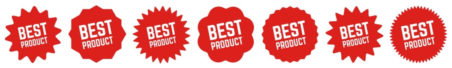 Best Product Tag Red | Icon | Sticker | Deal Label | Variations