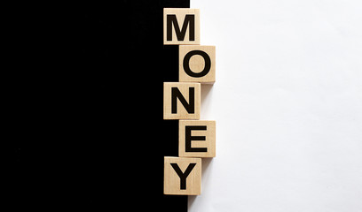 My Work - business concept text on wood block Money