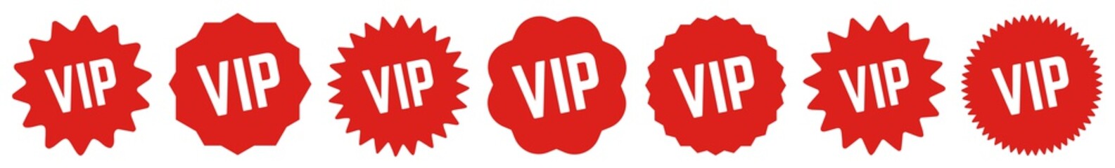 VIP Tag Red | Icon | Sticker | Deal Label | Variations
