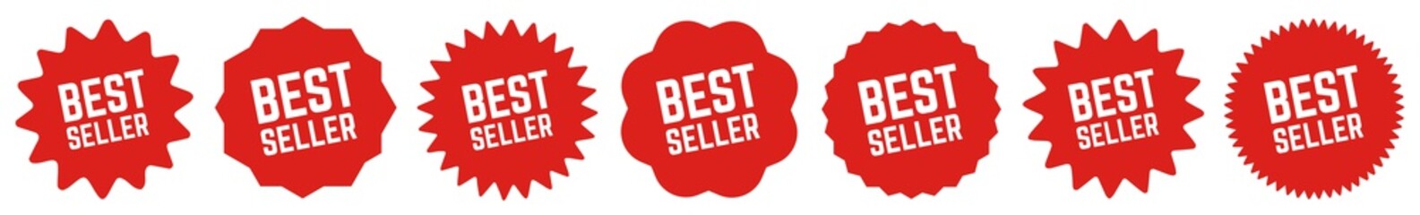 Best Seller Tag Red | Icon | Sticker | Deal Label | Variations