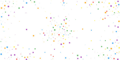 Festive confetti. Celebration stars. Joyous stars 