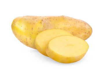 potato isolated on white background