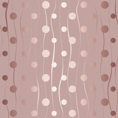 Beautiful seamless pattern. Elegant delicate background. Modern stylish texture wavy twist, circle. Repeating line wave, dot. Abstract design for interior, fabric, wallpaper, wrapping paper, gift wrap