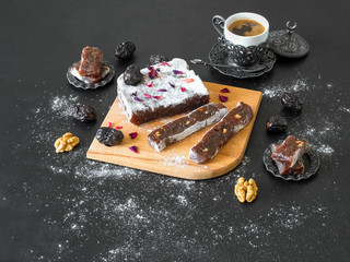 Dates sweet bites. Arabic homemade sweets