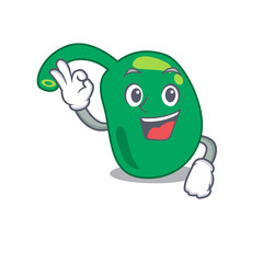 Pineal mascot design style showing Okay gesture finger