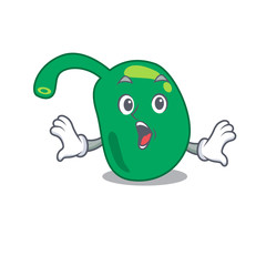 Pineal mascot design concept having a surprised gesture