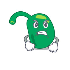 A cartoon picture of pineal showing an angry face