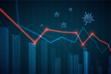 Abstract infographics visualization