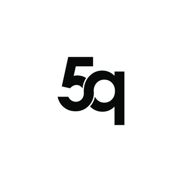 5q letter original monogram logo design