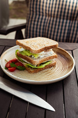 Club Sandwich mit 3 Schichten