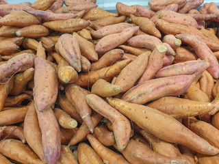 sweet potato on the market