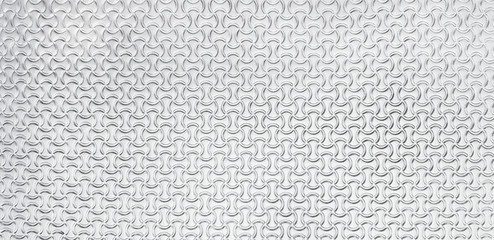 Gray or grey geometric shape seamless pattern for background. Art  line wall. Abstract wallpaper concept. Close up line of rubber. 