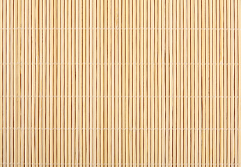 Texture of bamboo. New clean bamboo board with striped pattern, flat background photo texture. Wood...