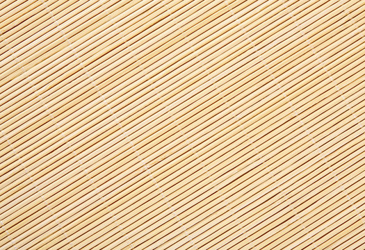 Texture of bamboo. New clean bamboo board with striped pattern, flat background photo texture. Wood background.