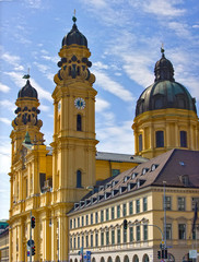 The Theatine Church of St. Cajetan in Munich