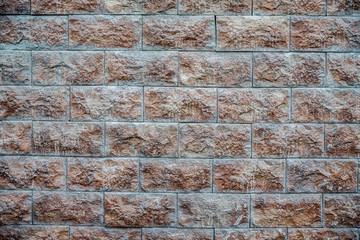 stone orange-yellow granite with cement