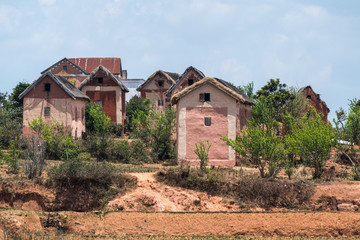 Fototapeta na wymiar Village in Madagascar