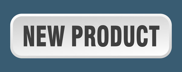 new product button. new product square 3d push button