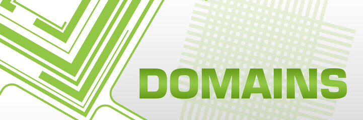 Domains Green Squares Borders Left Rounded Horizontal 