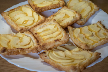 Tarta de manzana hecha en casa 