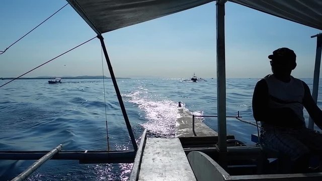 Boat Panglao Island Philippines HD 1080p