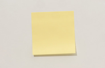 Yellow Sticky Notes on a White Background