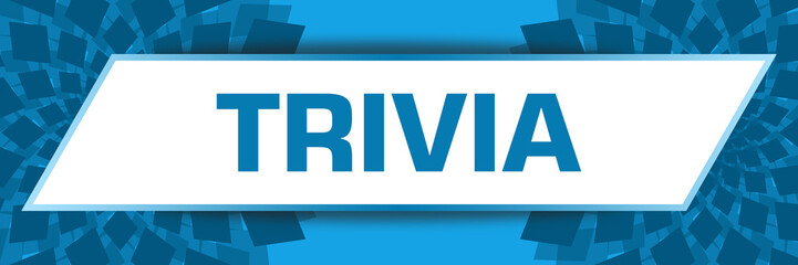 Trivia Blue Circular Element Left Right 