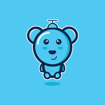 Cute Teddy Bear Vector Design
