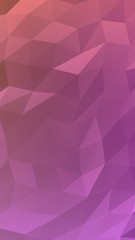 Fototapeta premium Abstract triangle geometrical pink background. Geometric origami style with gradient. 3D illustration
