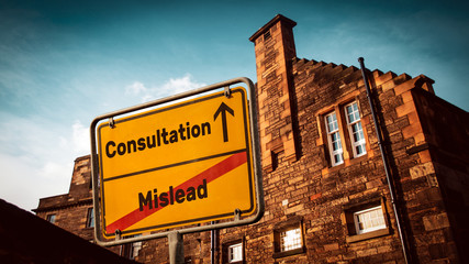 Street Sign Consultation versus Mislead