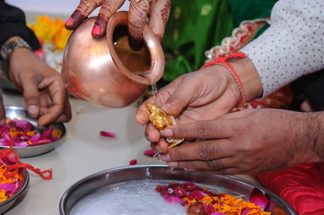 ganesh puja in indian culture wedding ceremony Ganesh Pooja In Wedding Time.