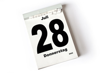 28. Juli 2022