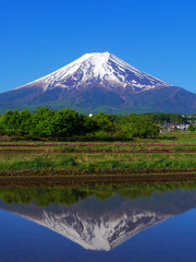 20200514富士吉田からの逆さ富士山