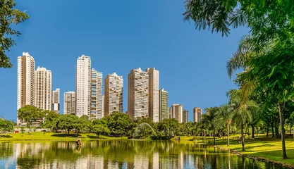 Fototapete Rund Zentralpark in Goiania © Luan Tcharllies