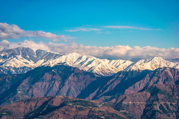 mountain landscape view at Dalhousie, Himachal Pradesh, India