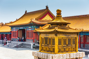 Obraz premium Miniature tower in the Forbidden City in Beijing