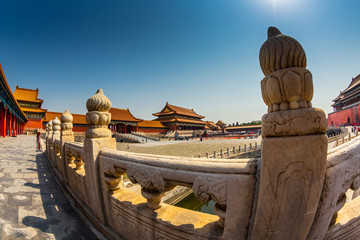 Inside the Forbidden City in Beijing