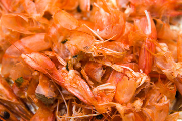 Shrimps leftovers